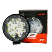 Mini Farol Auxiliar 9 LEDS Universal R8 27W - FG01-27W-R